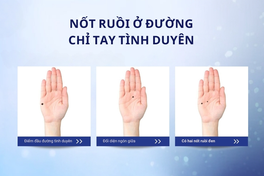 Nốt ruồi ở đường chỉ tay tình duyên - Khó tìm bạn tri kỷ trăm năm