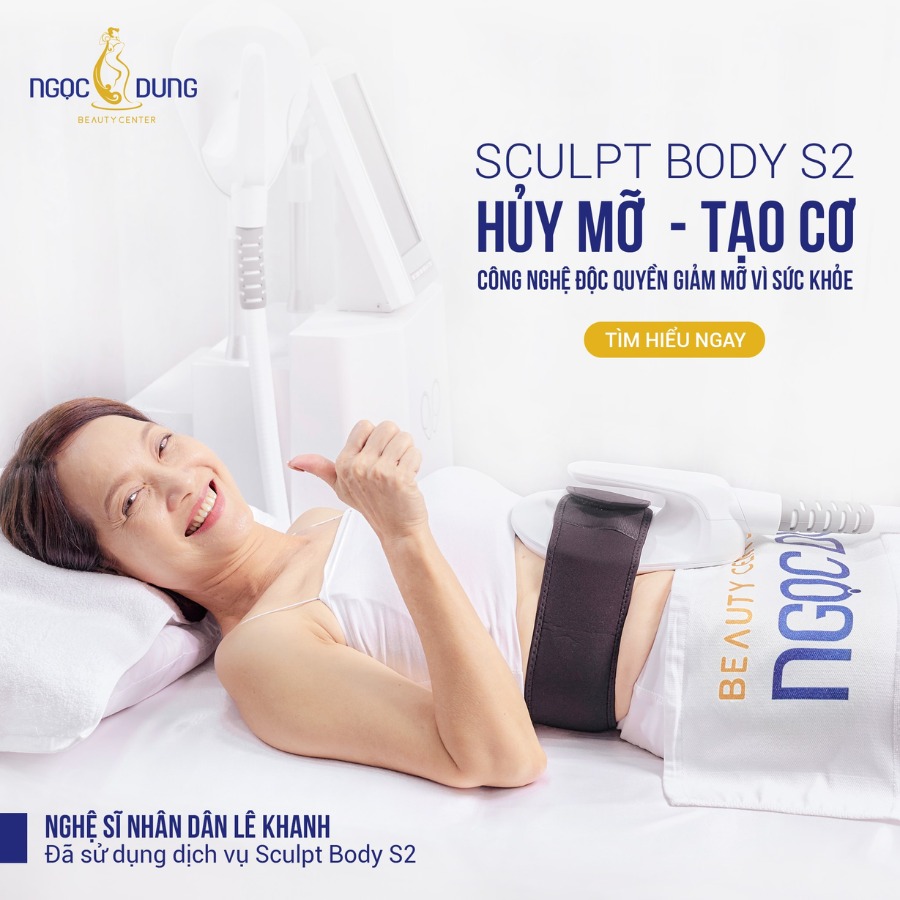 Sculpt Body S2 là công nghệ giảm béo không đau - không sưng, tác động đến các mô mỡ cứng - mỡ lâu năm - mỡ nội tạng ở độ sâu 7cm