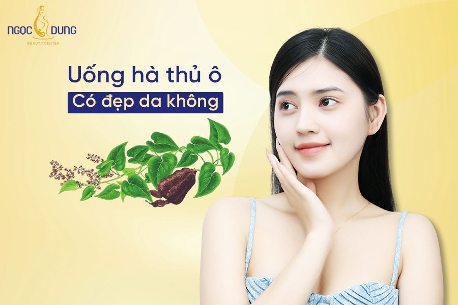 uống hà thủ ô có đẹp da không