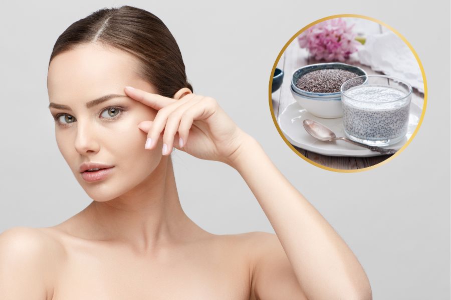 Hạt chia chứa nhiều vitamin và khoáng chất rất tốt cho làn da