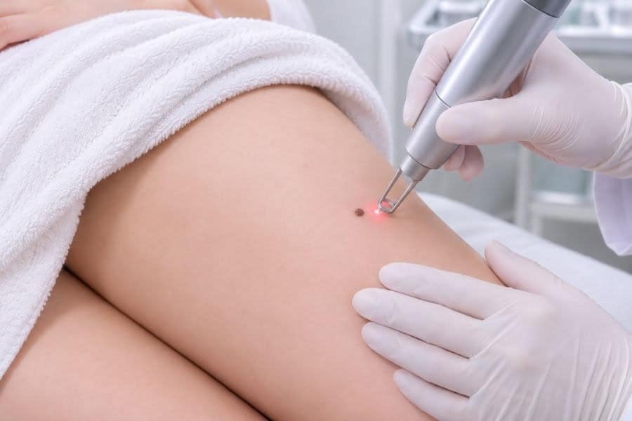 Xóa nốt rùi an toàn với Laser tại Ngọc Dung