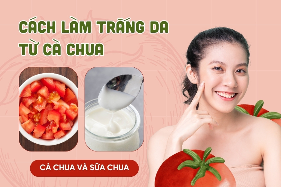 cách làm trắng bằng cà chua