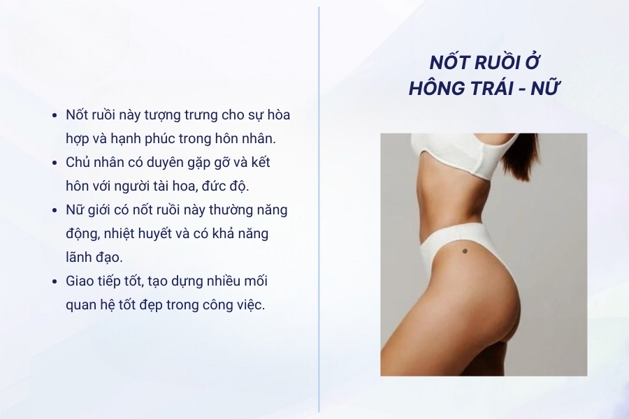 Nốt ruồi ở bụng bên trái phụ nữ - Lòng nhân ái, phúc báo dồi dào