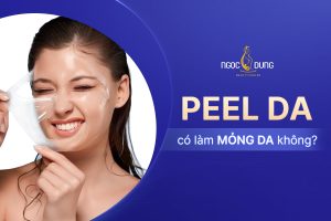 Peel da có làm mỏng da không