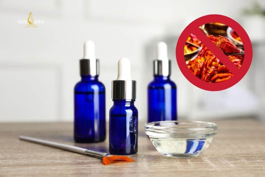 Nên tránh đồ cay nóng sau peel da vì chúng làm chậm quá trình phục hồi và tái tạo da