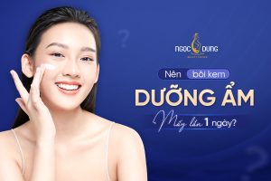 Nên bôi kem dưỡng ẩm mấy lần 1 ngày