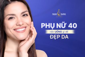phụ nữ 40 nên uống gì để đẹp da