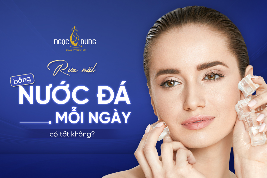 Rửa mặt bằng nước đá