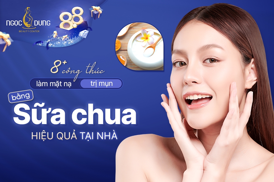 8+ công thức làm mặt nạ trị mụn bằng sữa chua hiệu quả