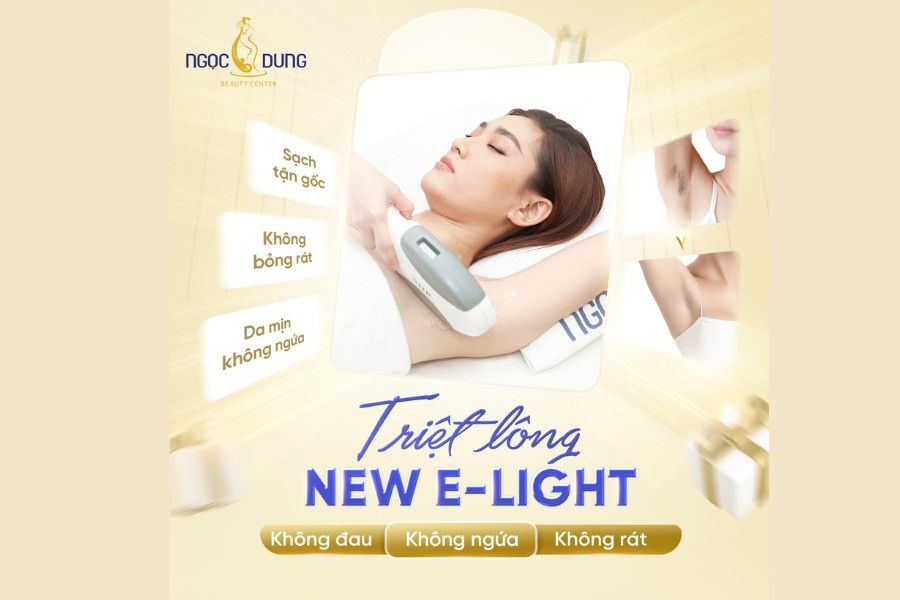 Các chi nhánh TP.HCM sử dụng công nghệ New E-Light cho dịch vụ triệt lông