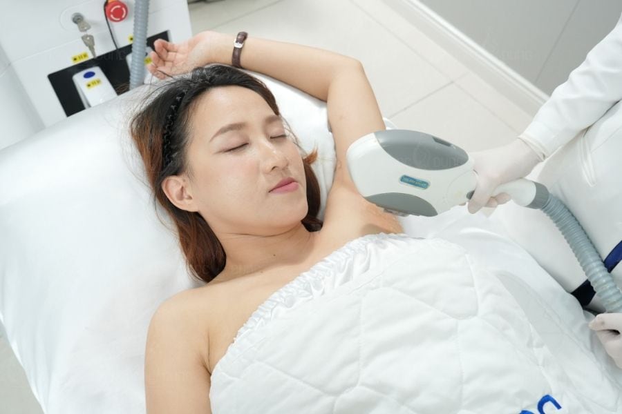 Ngọc Dung có quy trình triệt lông êm ái và hiệu quả