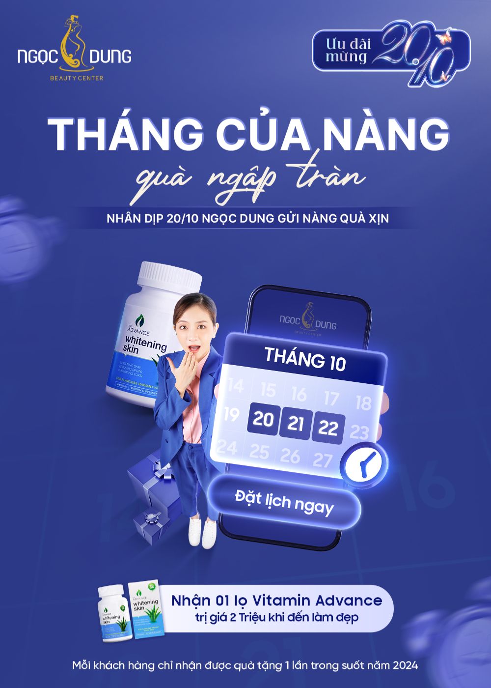 Chương trình ưu đãi tháng của nàng 20 tháng 10