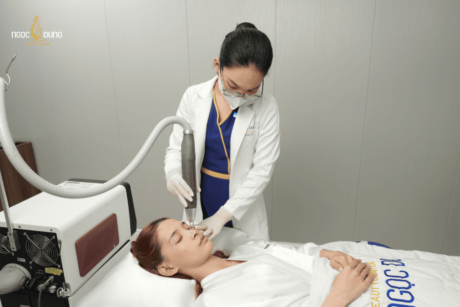 Điều trị thâm mắt bằng công nghệ IPAC Laser tại TMV Ngọc Dung 