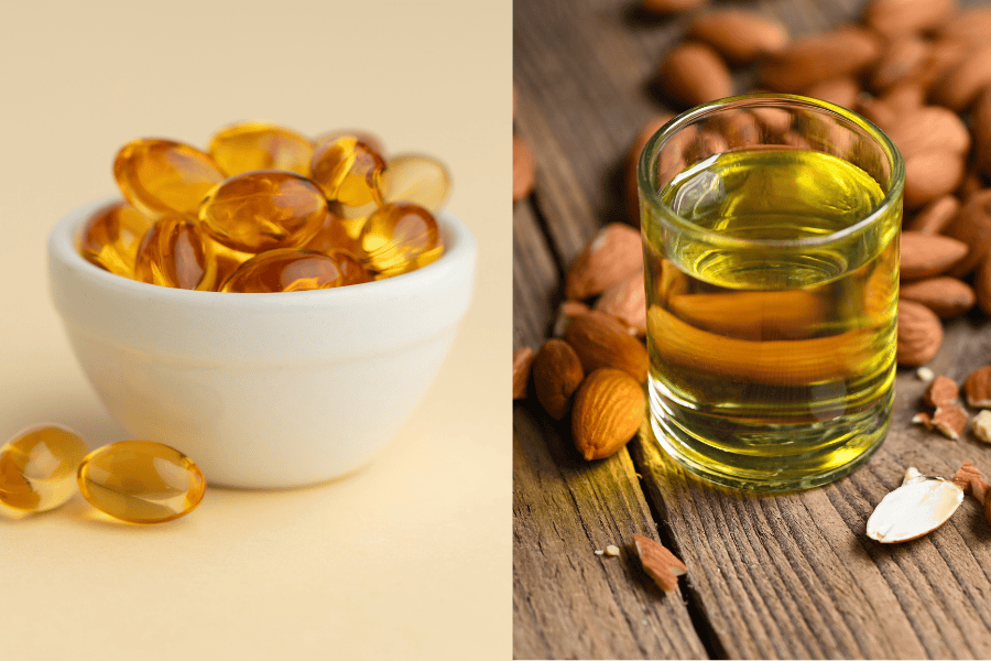 Hạnh nhân và vitamin E giúp cải thiện sắc tố da mắt nhẹ nhàng