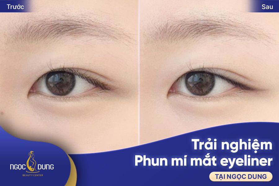 Phun mí eyeliner là gì? Giá bao nhiêu? Có đau không? 13 Ngọc Dung mang đến kết quả phun mí tự nhiên như thật