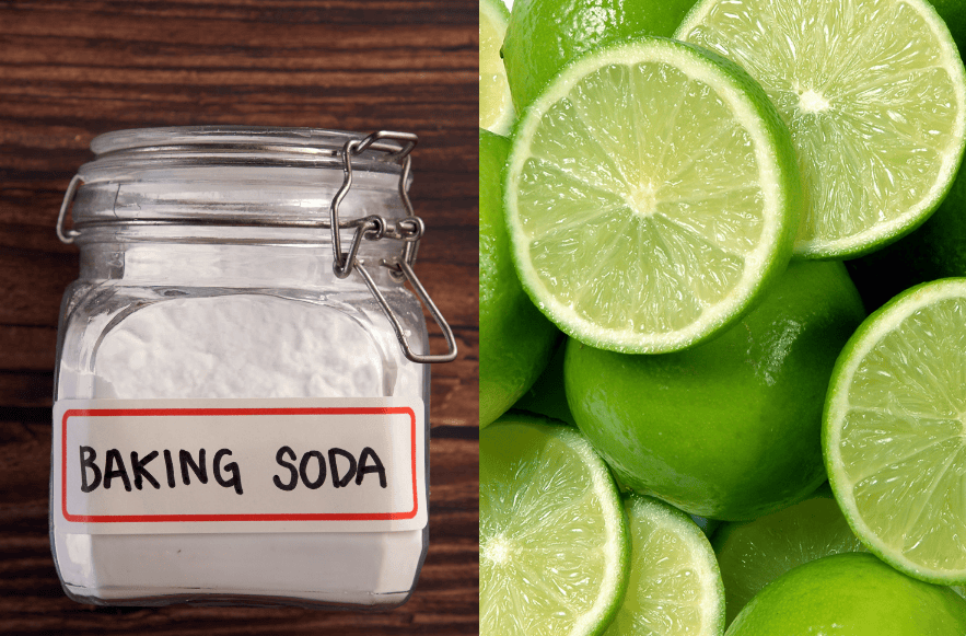 Baking soda và muối giúp làm mềm lớp sừng và giúp da đều màu hơn