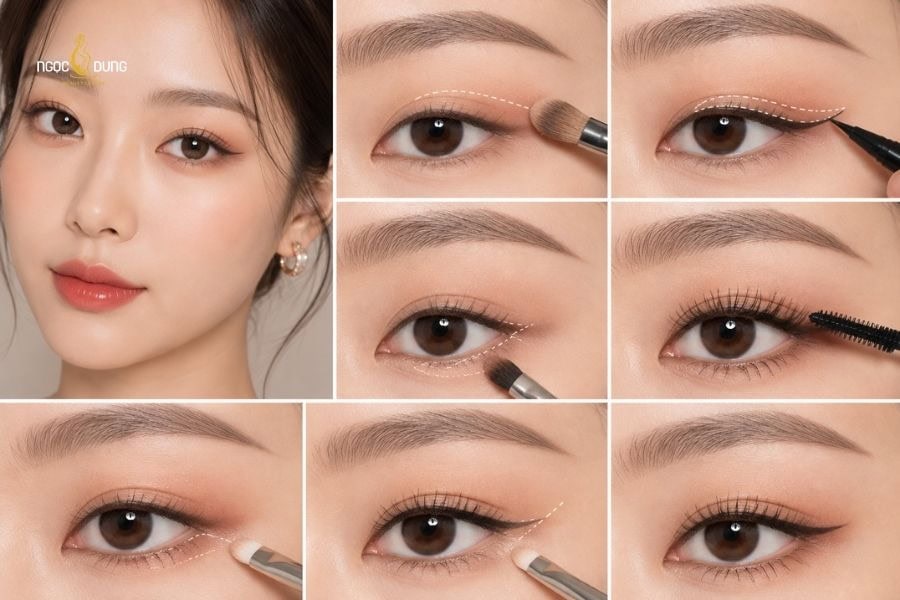 Cách trang điểm tạo dáng mắt phượng