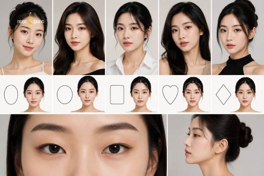 Mắt phượng phù hợp với hầu hết các dáng mặt