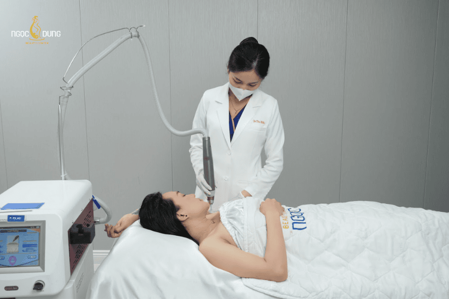 Trị thâm nách bằng laser nhẹ nhàng, không gây khó chịu trong suốt quá trình thực hiện