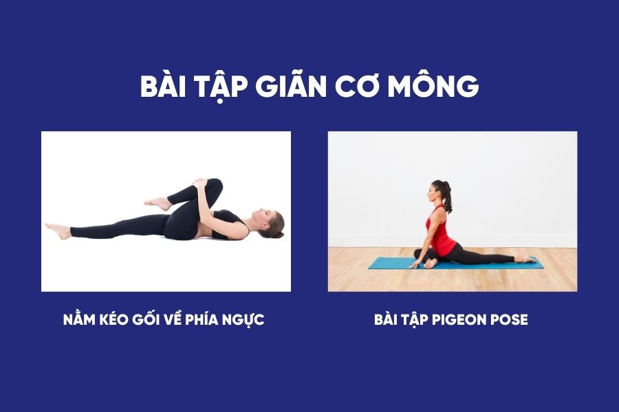 Hai bài tập giãn cơ mông sau khi chạy bộ