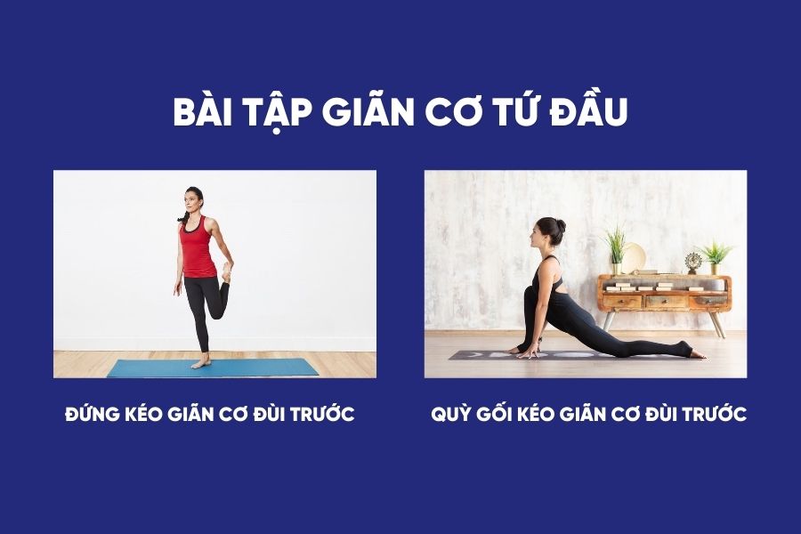 Bài tập giãn cơ tứ đầu sau chạy bộ