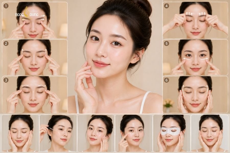 Bài tập ngăn cho mắt mí lót sụp lâu hơn