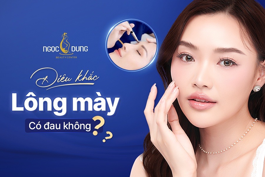 điêu khắc lông mày có đau không