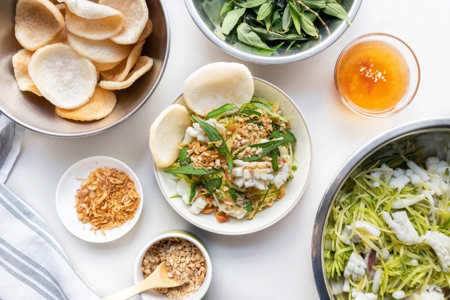 giảm cân với món mực