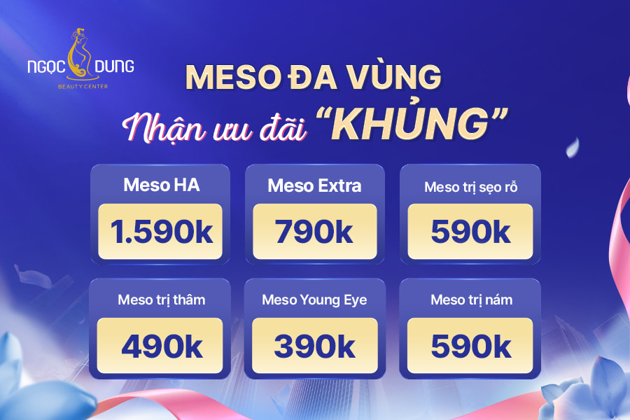 khuyến mãi thẩm mỹ Ngọc Dung Meso