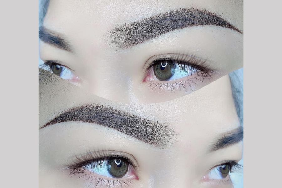 Phun mày vi chạm mang đến nét đẹp hài hòa và tự nhiên cho khuôn mặt