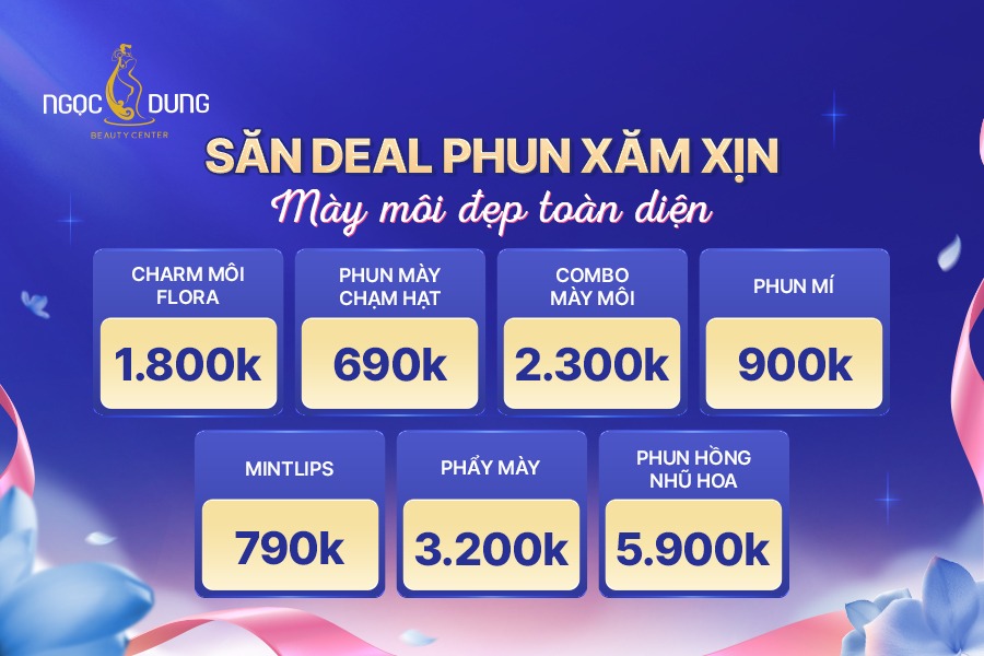 Săn deal phun xăm xịn