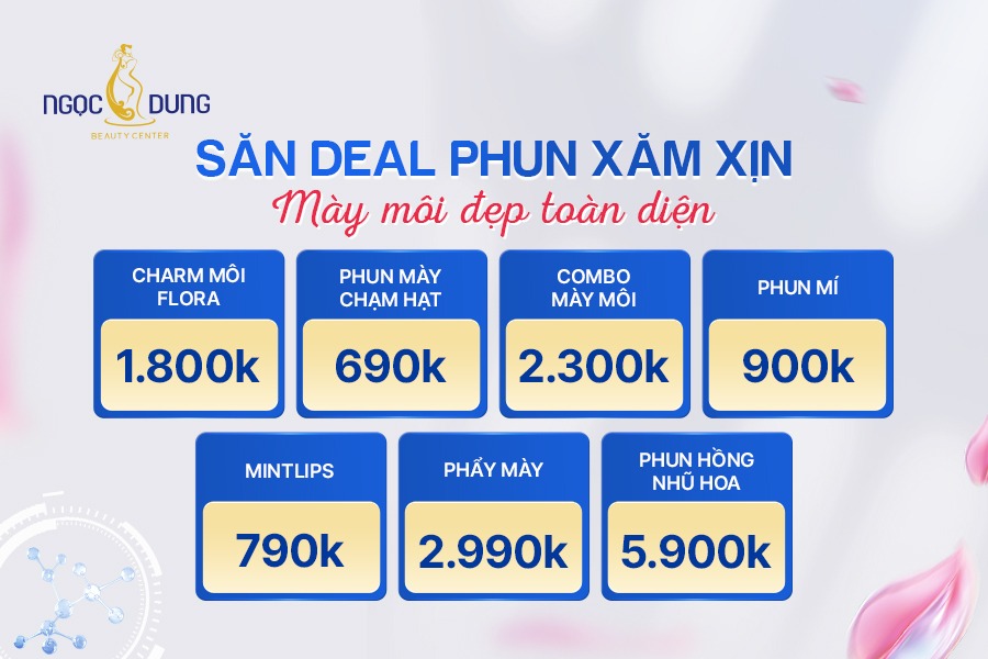 Ưu đãi phun xăm tháng 5 - 2025