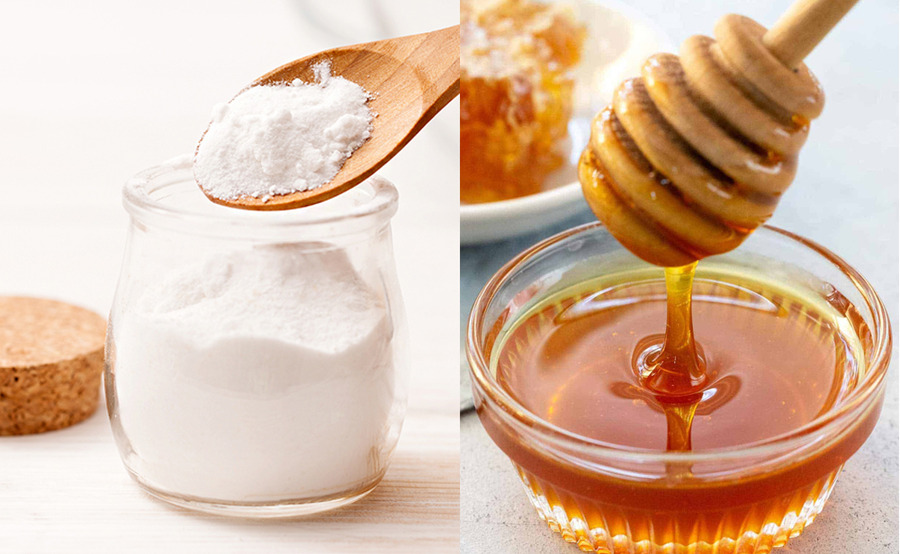 Trị thâm nách bằng baking soda và mật ong