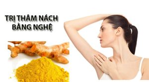 Nghệ tươi có tác dụng trị thâm nách nhờ chứa curcumin ức chế sản sinh melanin