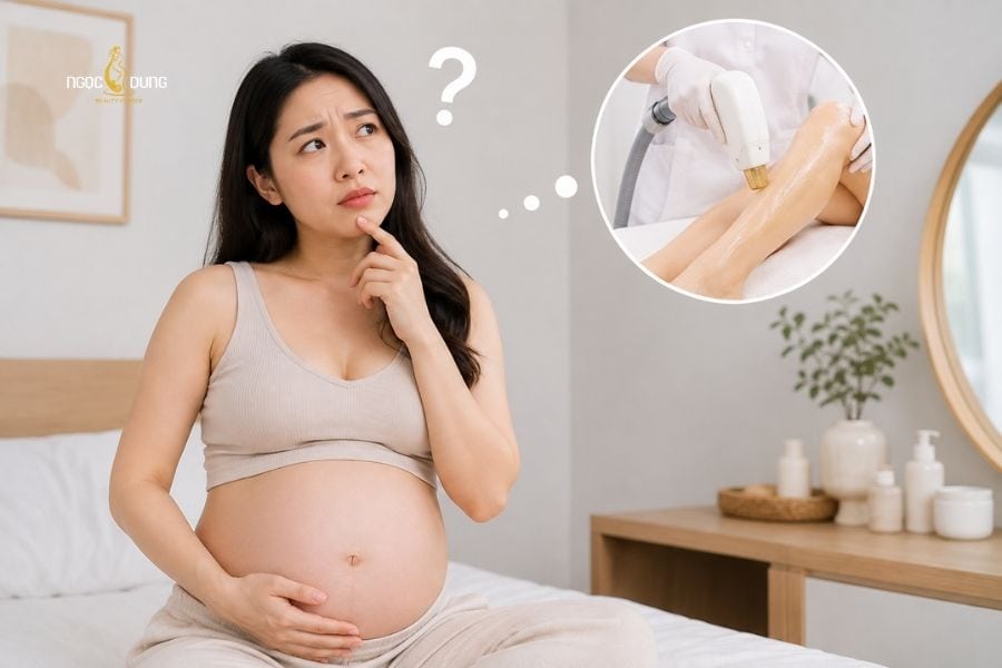 Mẹ bầu có triệt lông được không và cách làm an toàn 4 Mẹ bầu nên chờ sau sinh và khi cơ thể ổn định trở lại mới nên triệt lông công nghệ cao