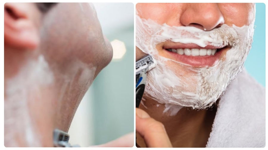 Cách triệt lông mặt nam an toàn và hiệu quả 8 Cạo lông mặt nam