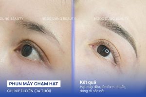 Chị Mỹ Duyên (34 tuổi) - Phun Mày Chạm Hạt