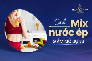 cách mix nước ép giảm mỡ bụng