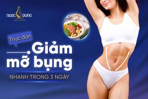 thực đơn giảm mỡ bụng trong 3 ngày