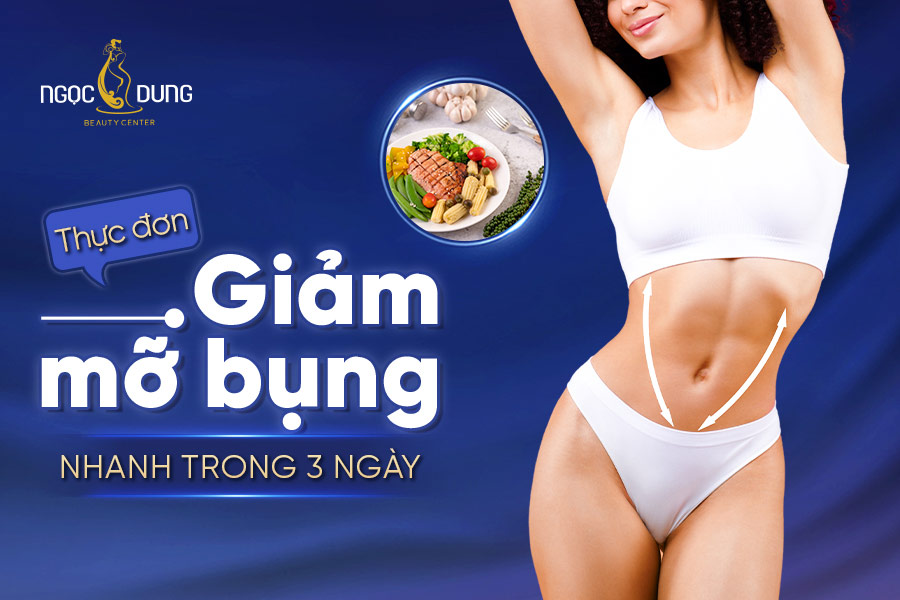 thực đơn giảm mỡ bụng trong 3 ngày