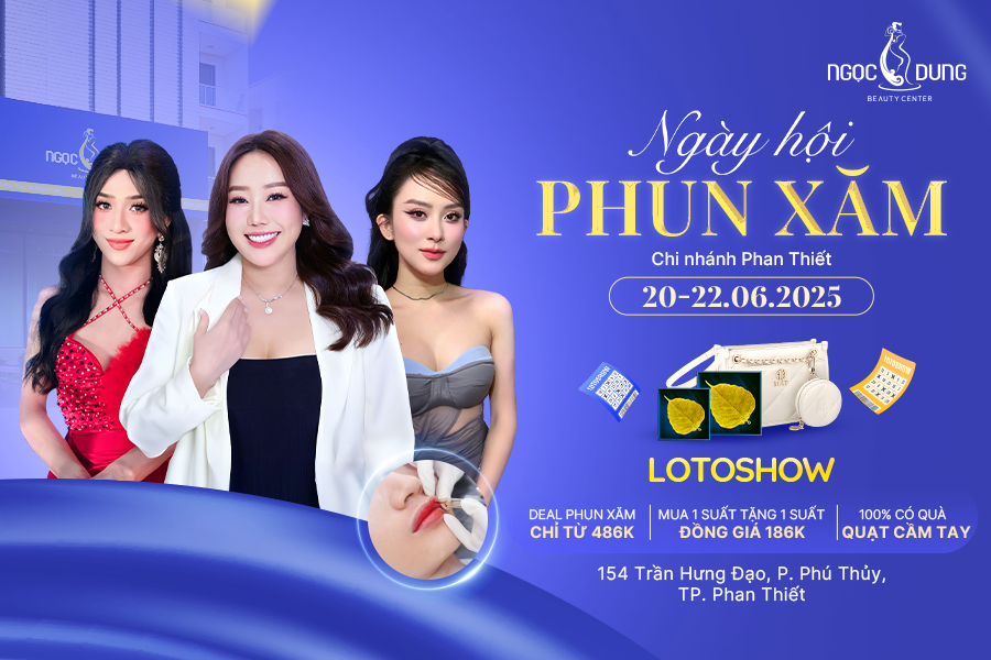 Ngày hội phun xăm tại Ngọc Dung Phan Thiết