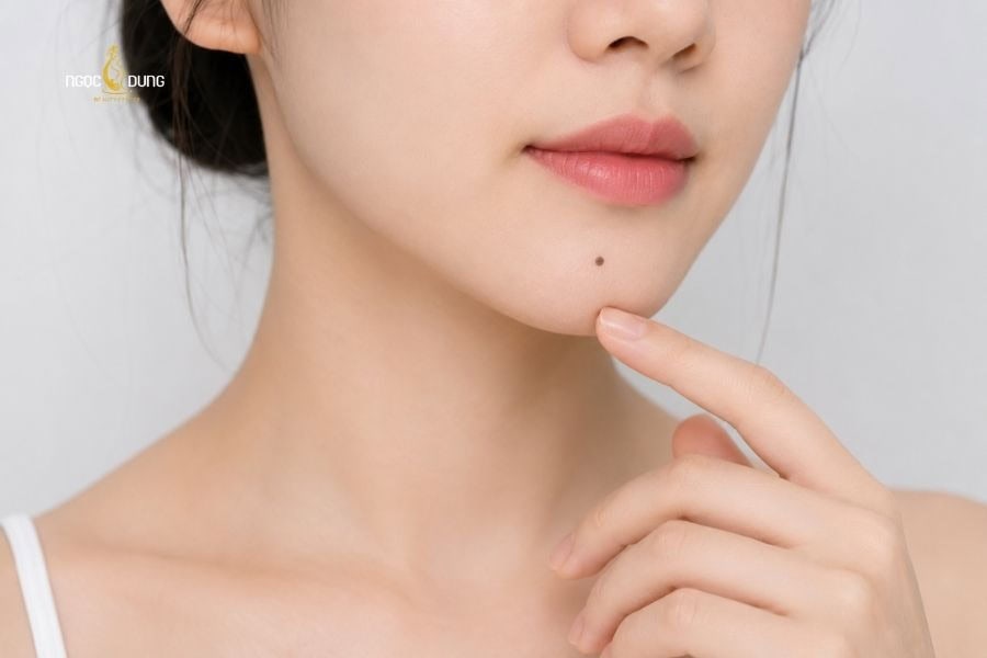 Nữ có nốt ruồi ở cằm thường có hậu vận ổn định và sung túc
