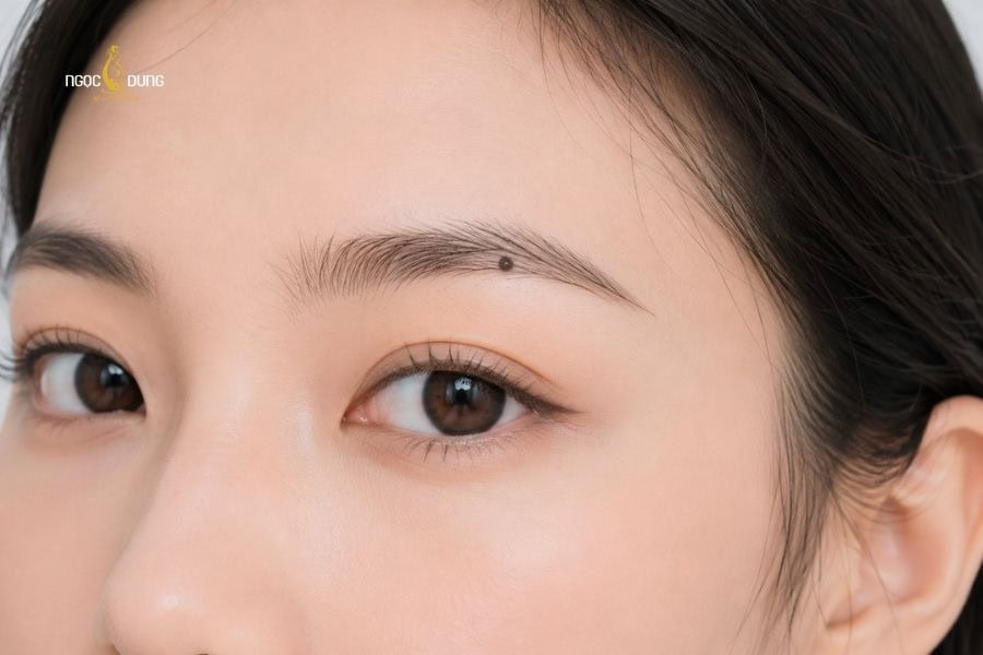 Nữ có nốt ruồi ở chân mày thường là người có ứng xử khéo léo