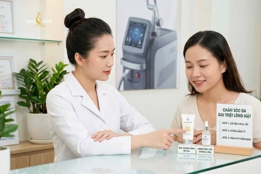 Có nên triệt lông mặt không? Các phương pháp hiệu quả 6 Hãy chăm sóc da kỹ lưỡng sau khi triệt lông mặt để có kết quả tốt nhất