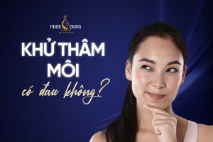 khử thâm môi có đau không