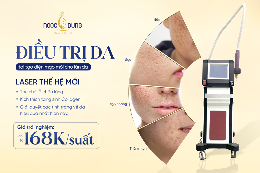 Điều trị da đa vùng cho làn da sáng mịn từ mặt đến body