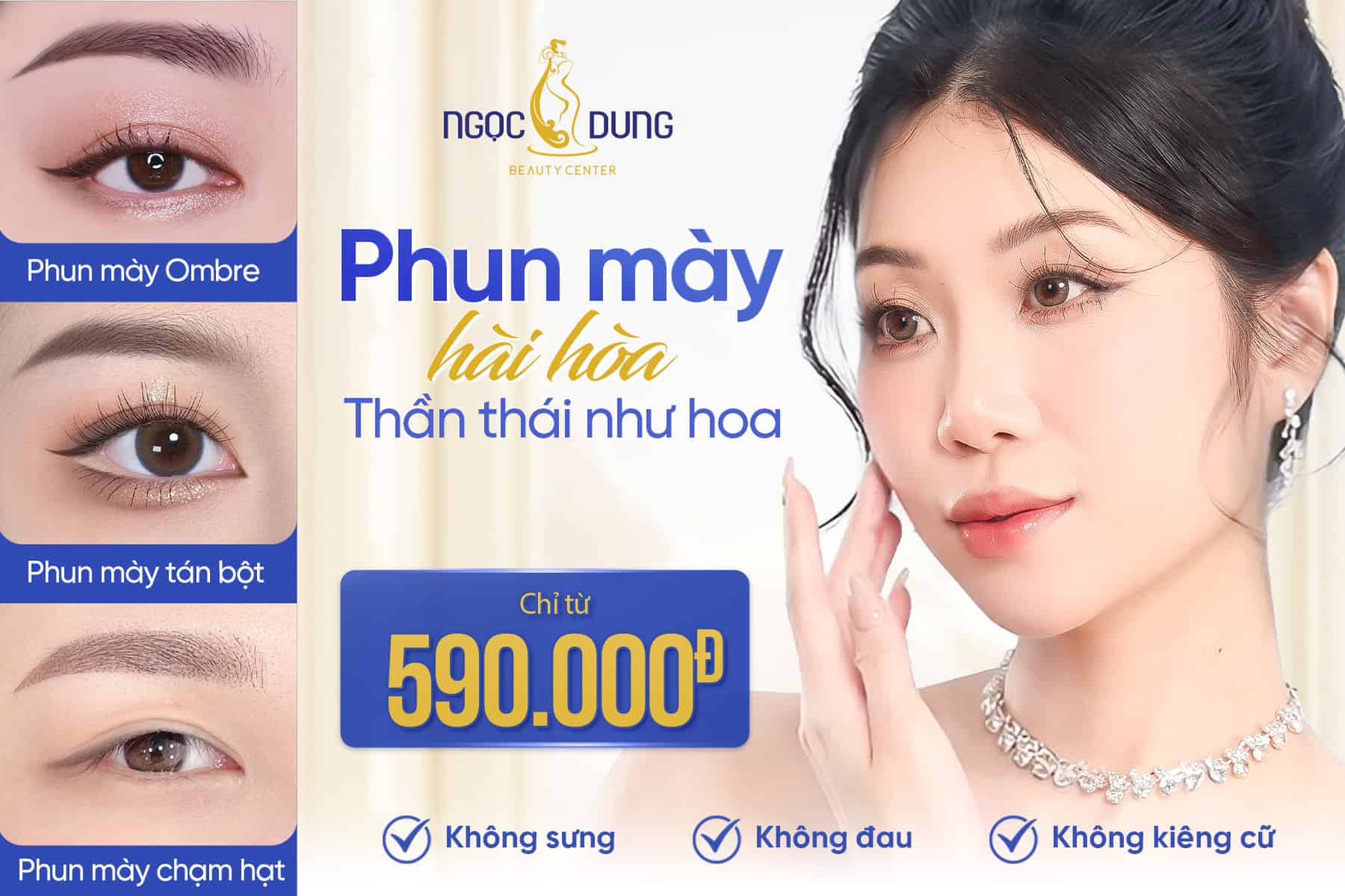Phun chân mày công nghệ tạo sợi siêu thực