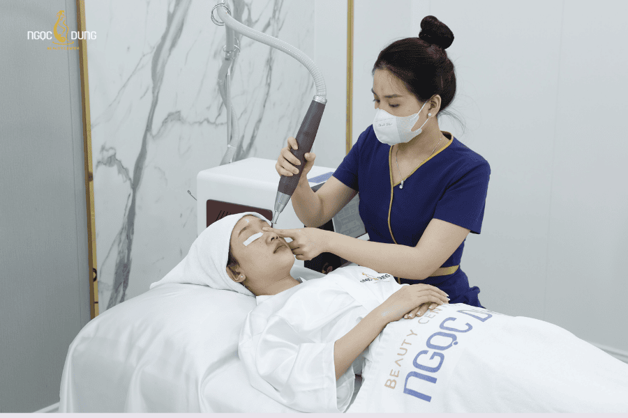 Điều trị thâm mắt bằng công nghệ cao tại TMV Ngọc Dung 