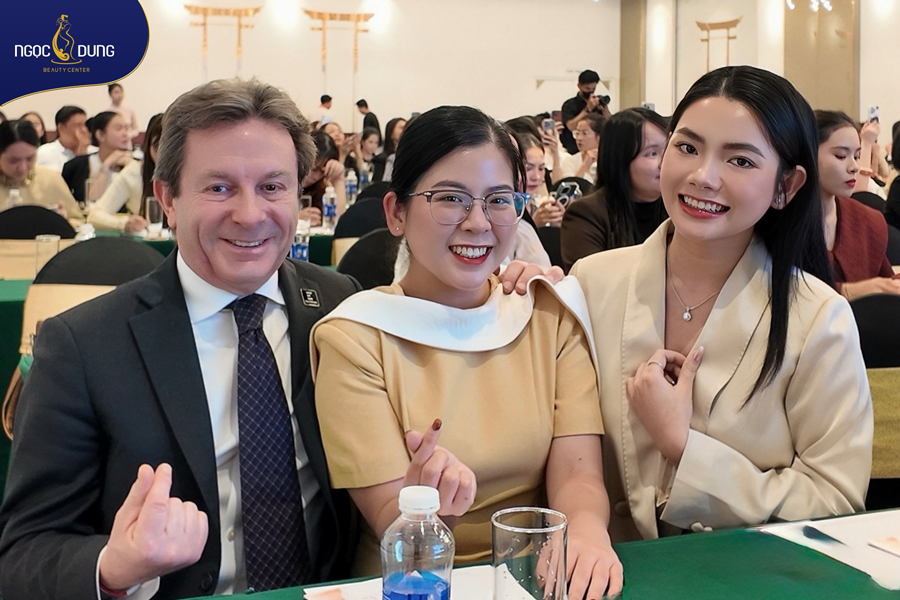 Ms. Minh Trí và Ms. Huyền Vi đã tham dự hội thảo khoa học: “Cập nhật xu hướng thẩm mỹ tái tạo collagen toàn diện”