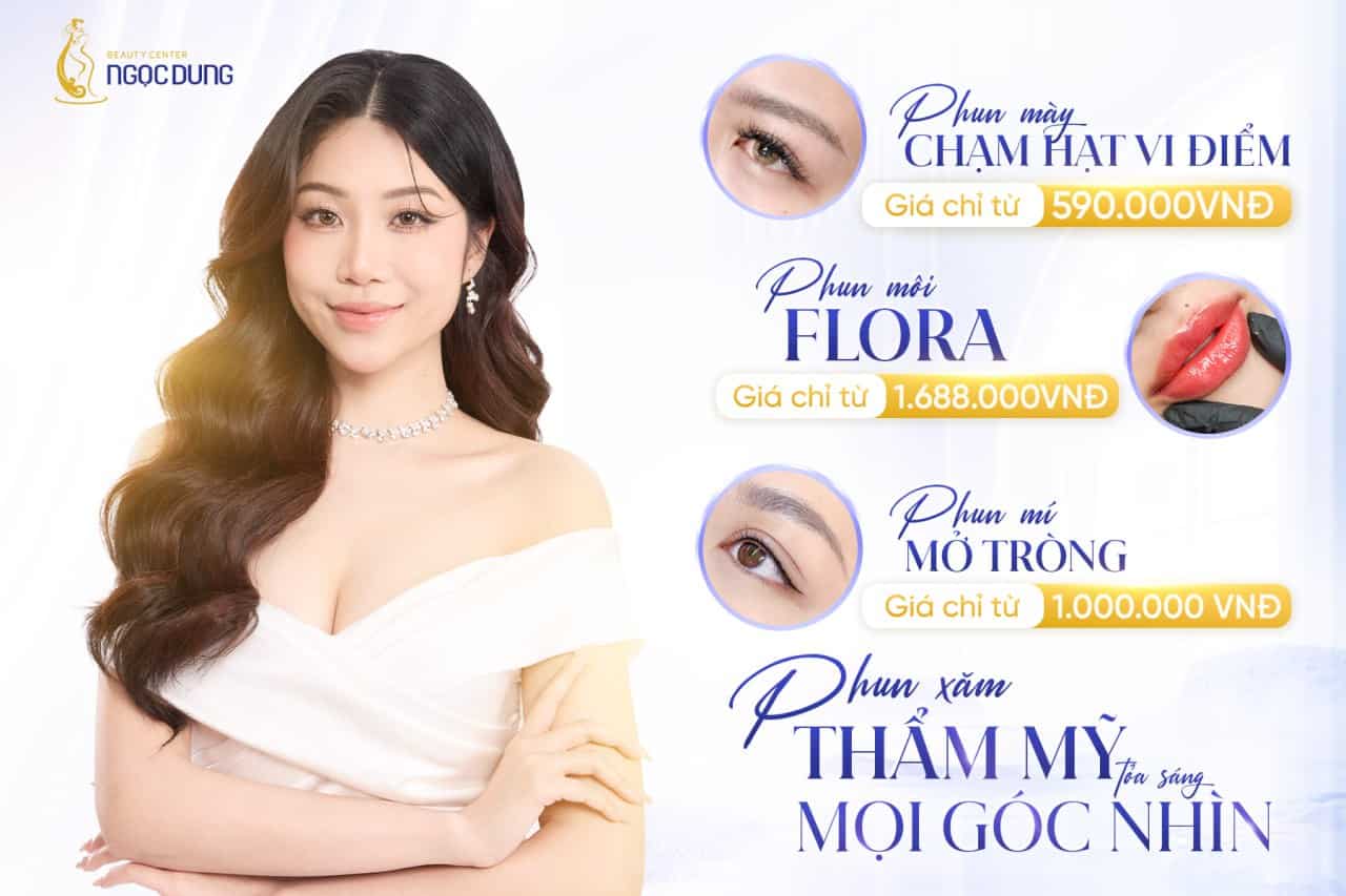 Phun xăm thẩm mỹ kiến tạo diện mạo rạng ngời